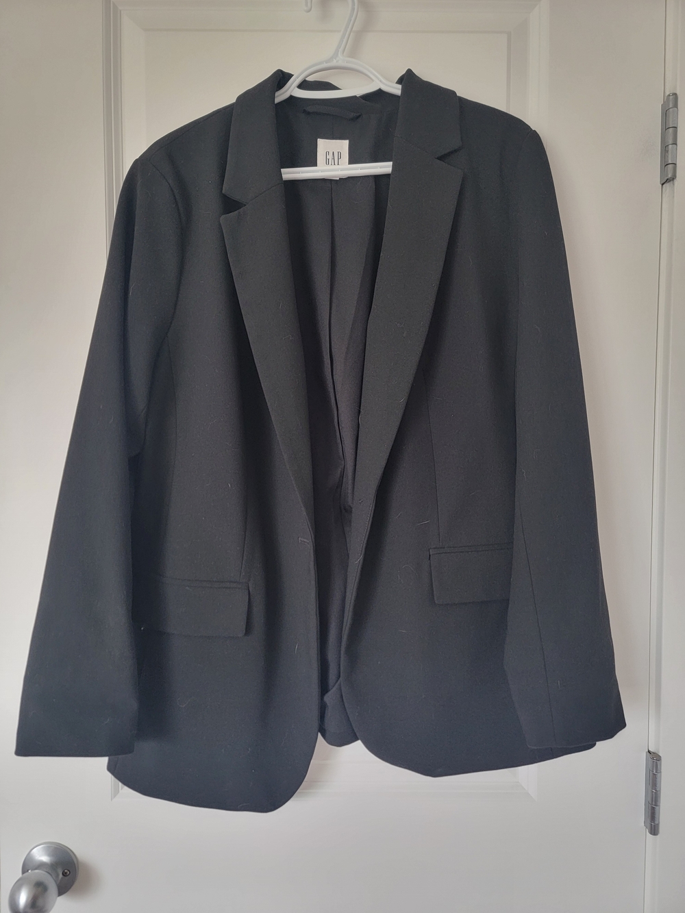 GAP Black Classic Single-Breasted Women's Blazer